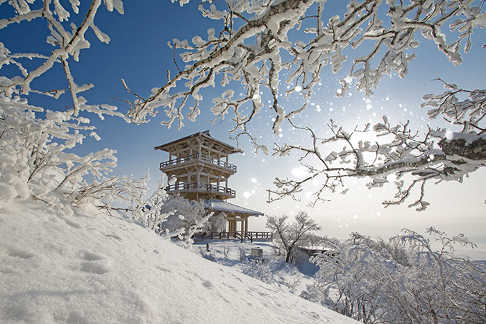 大顶子山风景区冬景